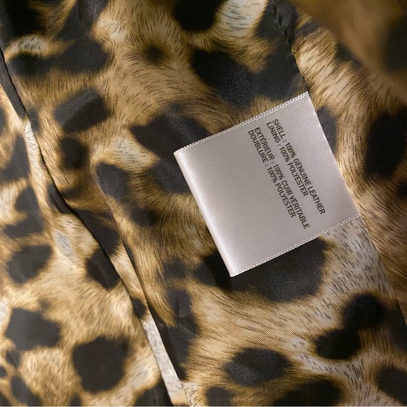 Olive Leather Jacket - Laundry by Shelli Segal - Picture 4 of 8